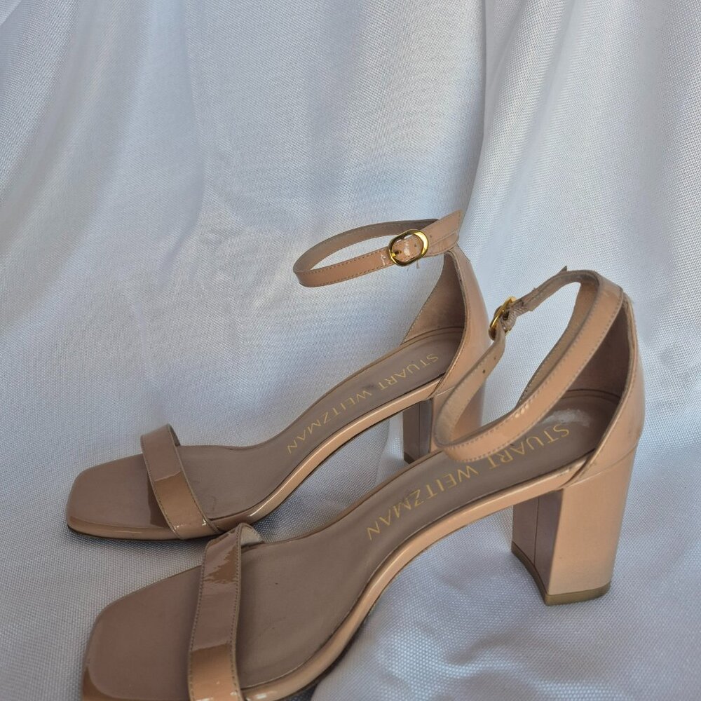 STUART WEITZMAN NUDIST PLATFORM